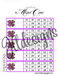 LV Molten Dripping Clovers Purple Mini Advancing