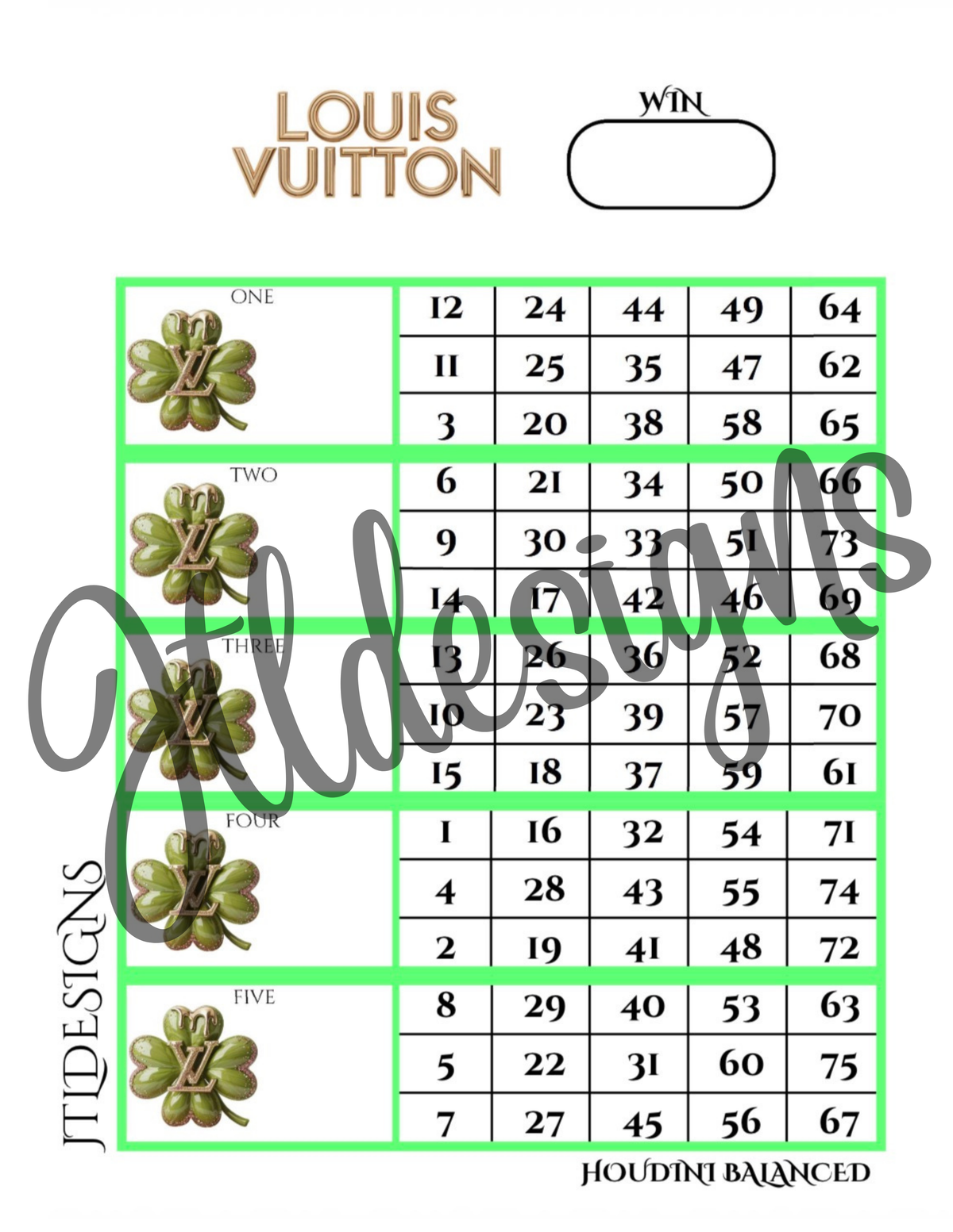 LV molten dripping Green Clover Blocks