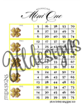 LV dripping Molten Clovers Advancing Minis Yellow