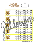 LV dripping molten Clovers Yellow