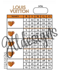 Orange Molten Dripping LV Blocks