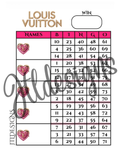 dripping LV Blocks Hearts
