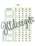 Green Ell Vee Nametag Blocks