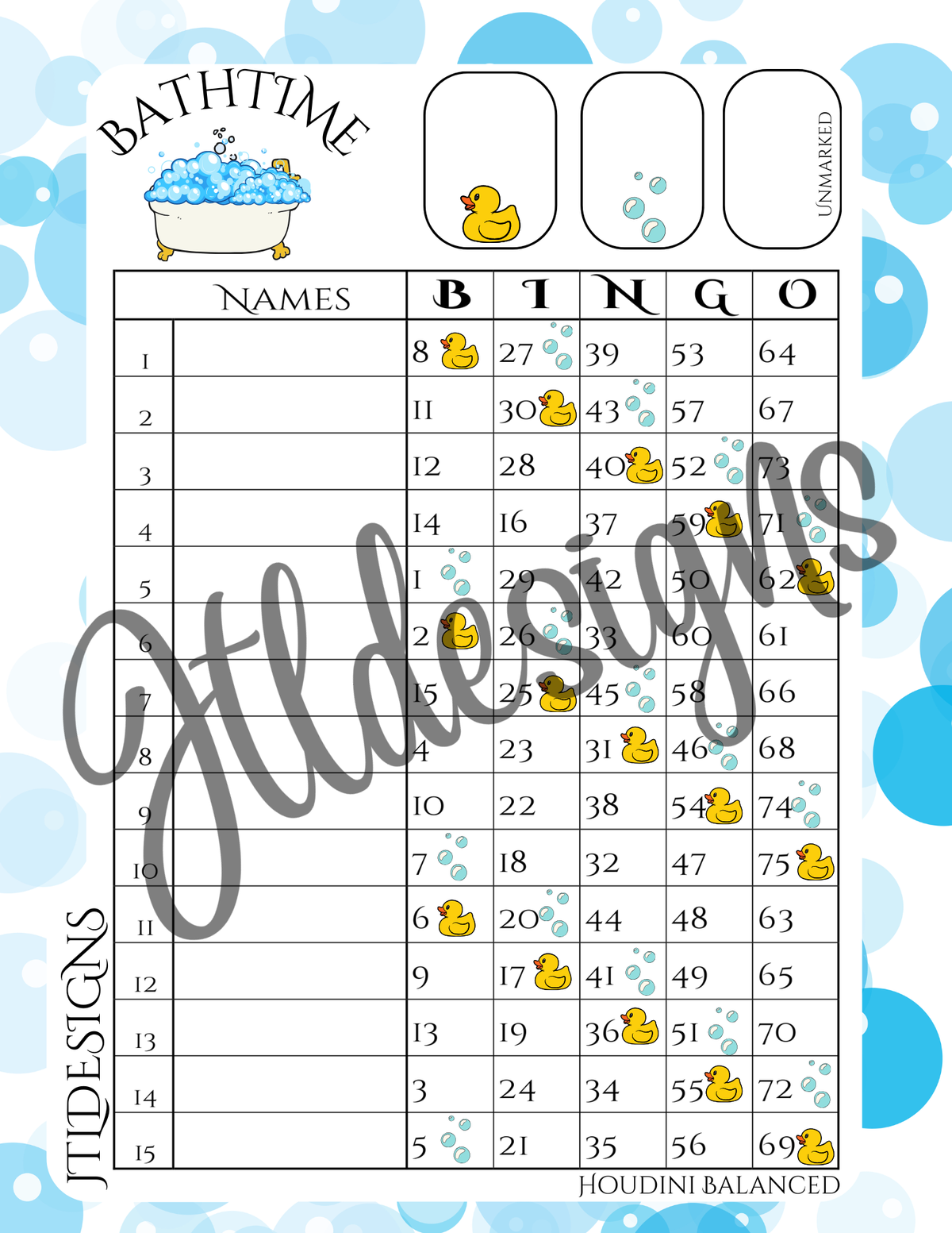 Bathtime Duck 1-75