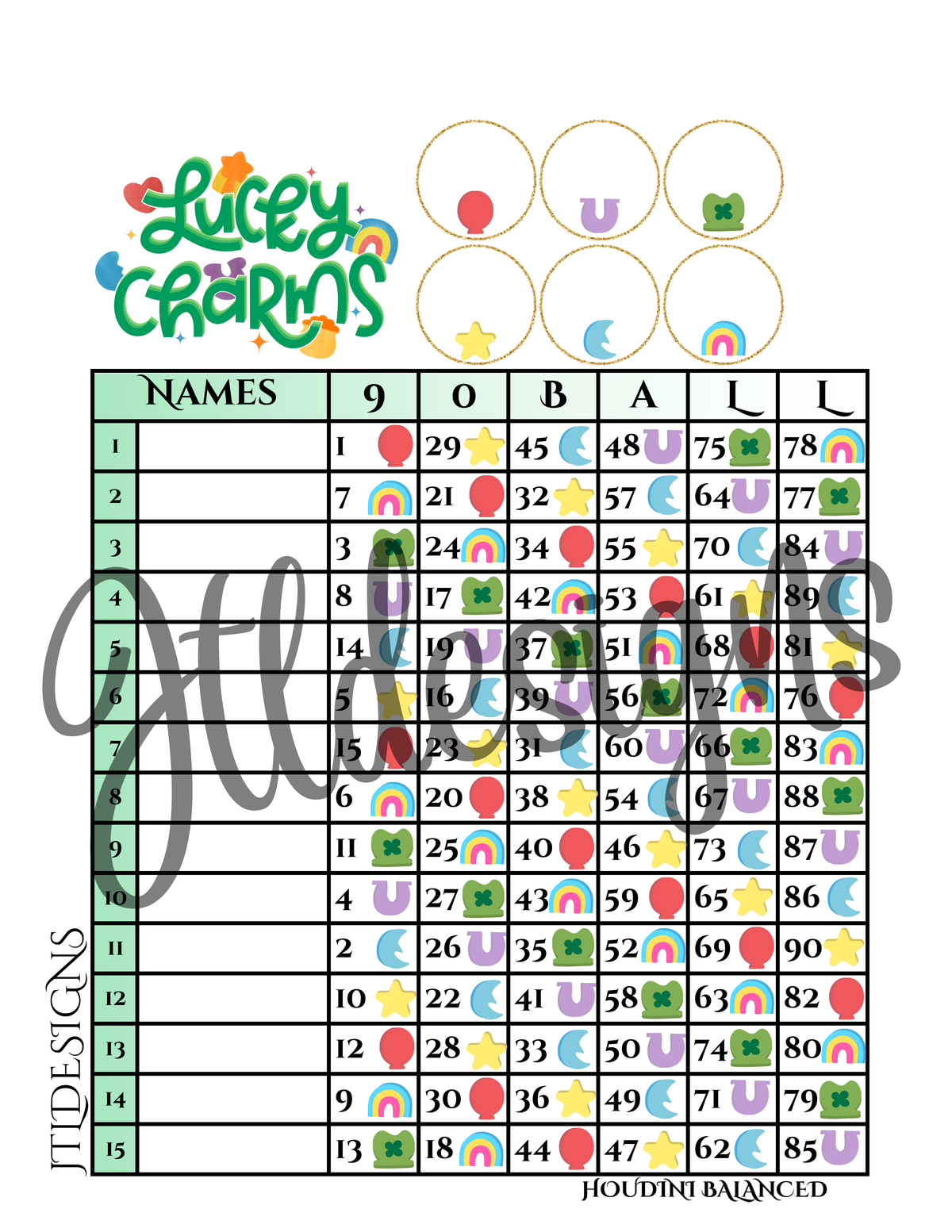 Lucky Charms 90 Ball