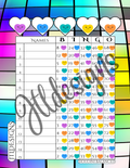 Disco Hearts Rainbow