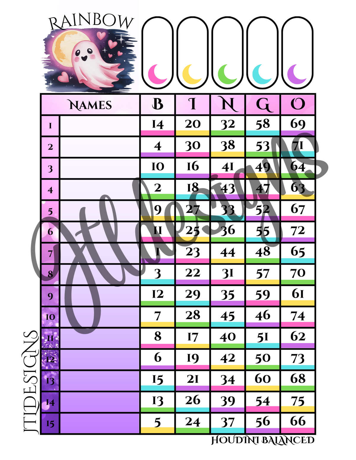 Rainbow Moon Ghost 1-75