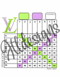Green & Purple Luxury MINI grid 64