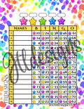 Rainbow Glitter Stars
