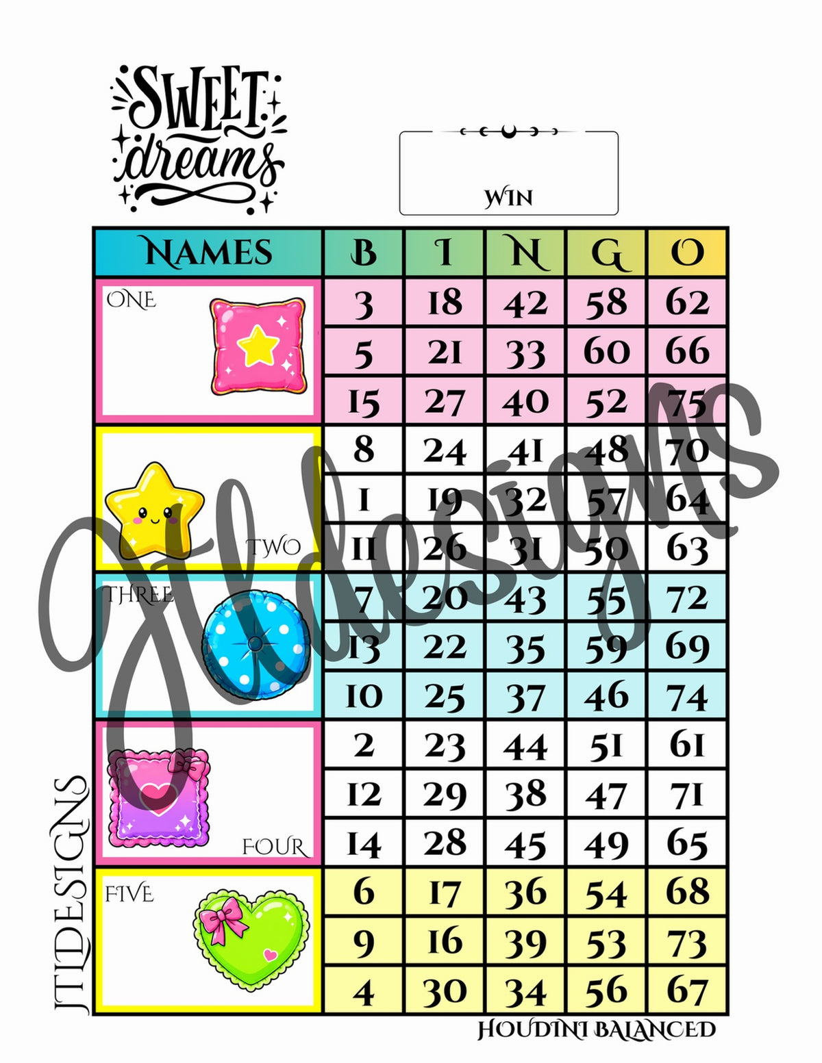 Pillow Blocks Sweet Dreams 1-75