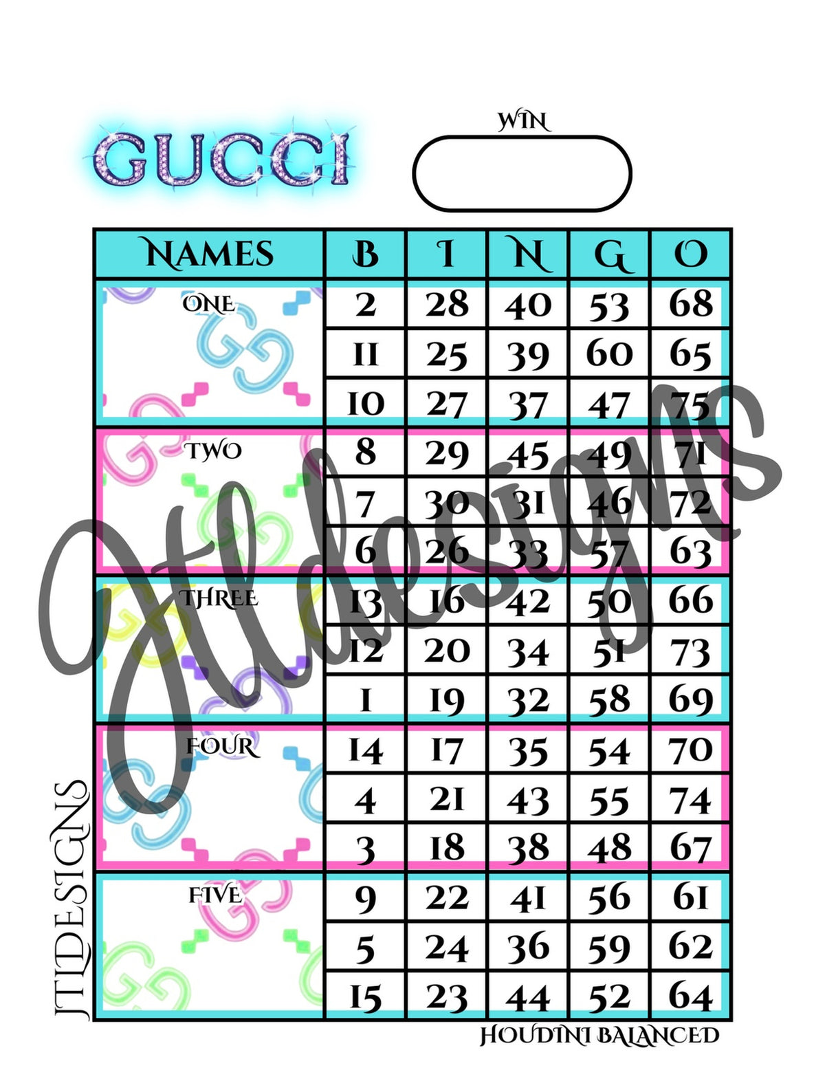 All Gucci cyan Blocks