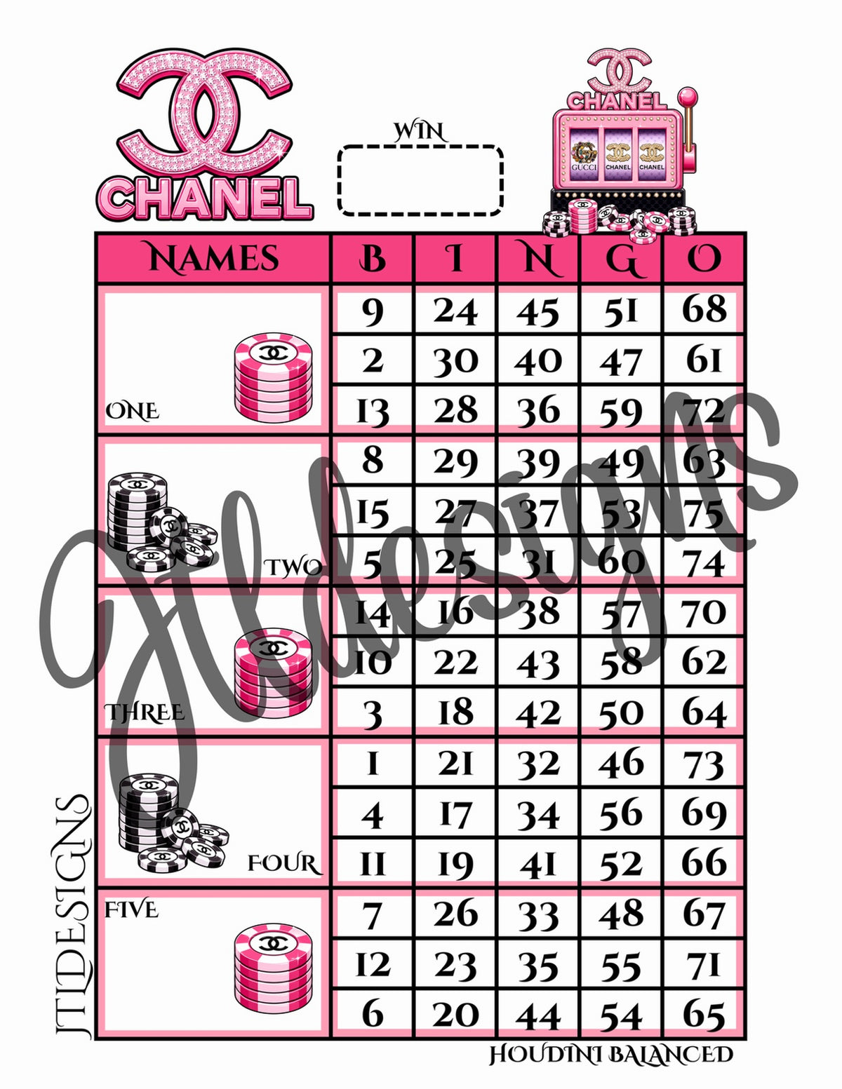 Luxury Pink Slots & Chips Casino