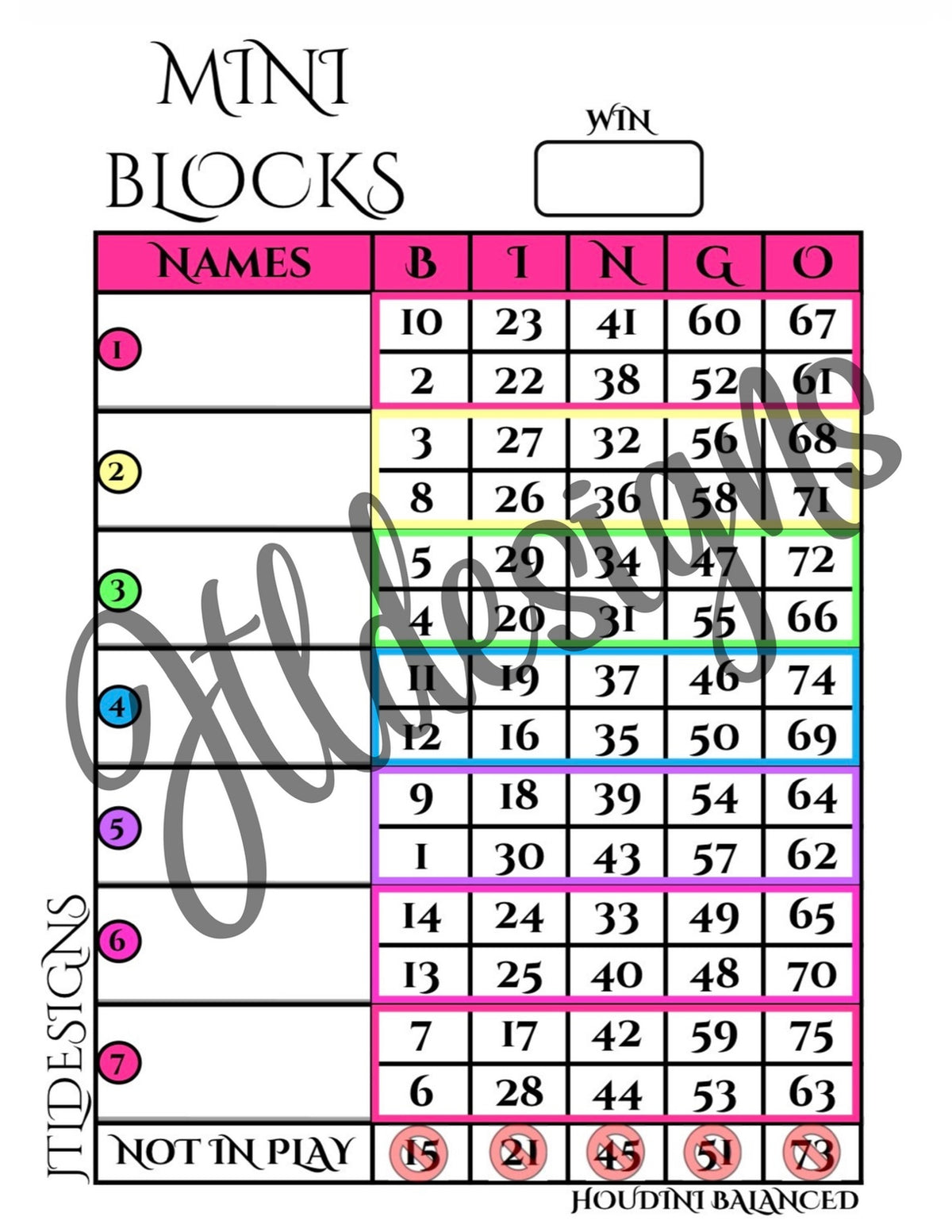 Rainbow Mini Blocks