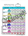 Rainbow Cherries Mini Blocks