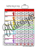 Rainbow Stanley Mini Blocks