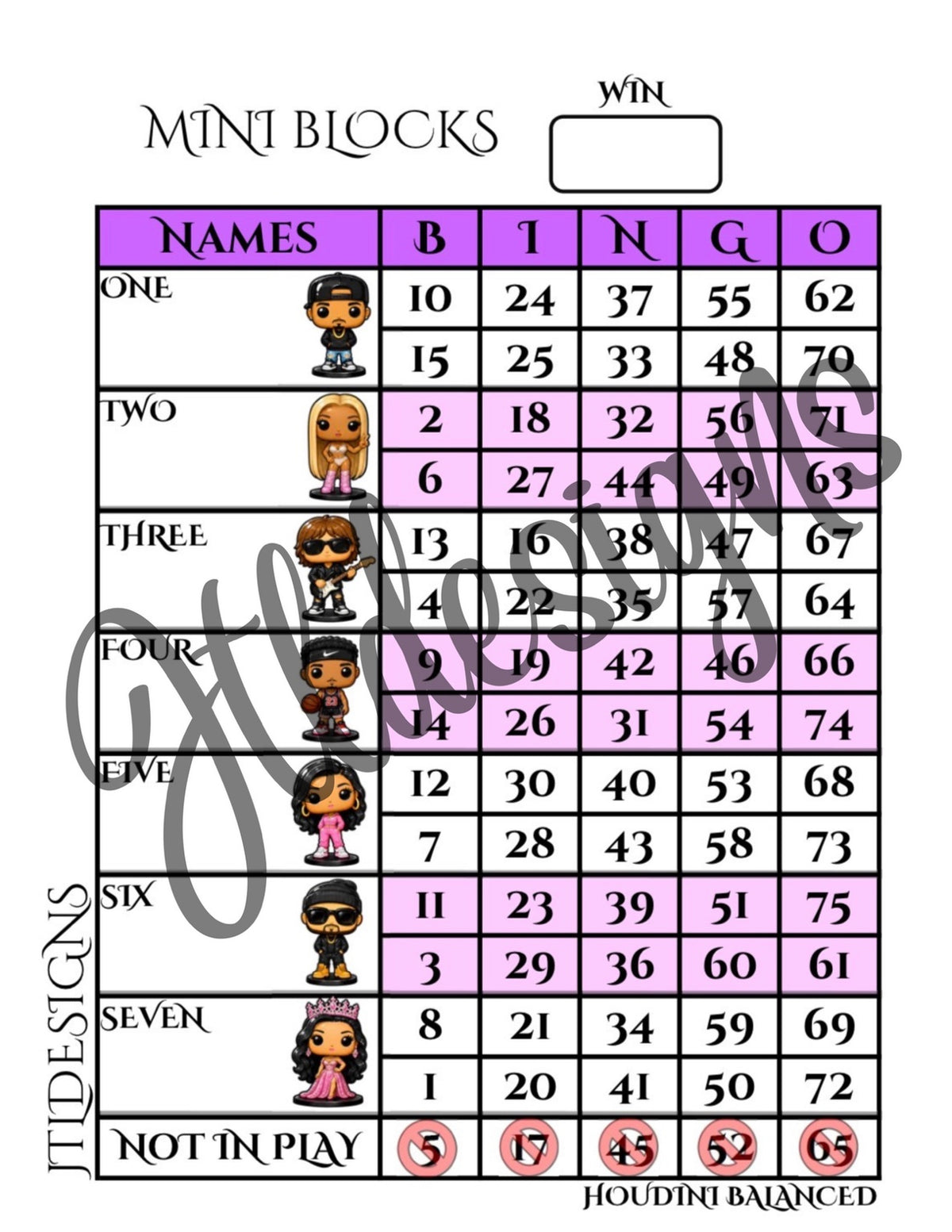 Popular Headz Mini Blocks