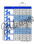 Ell Vee Balloon Dogs Blue Blocks