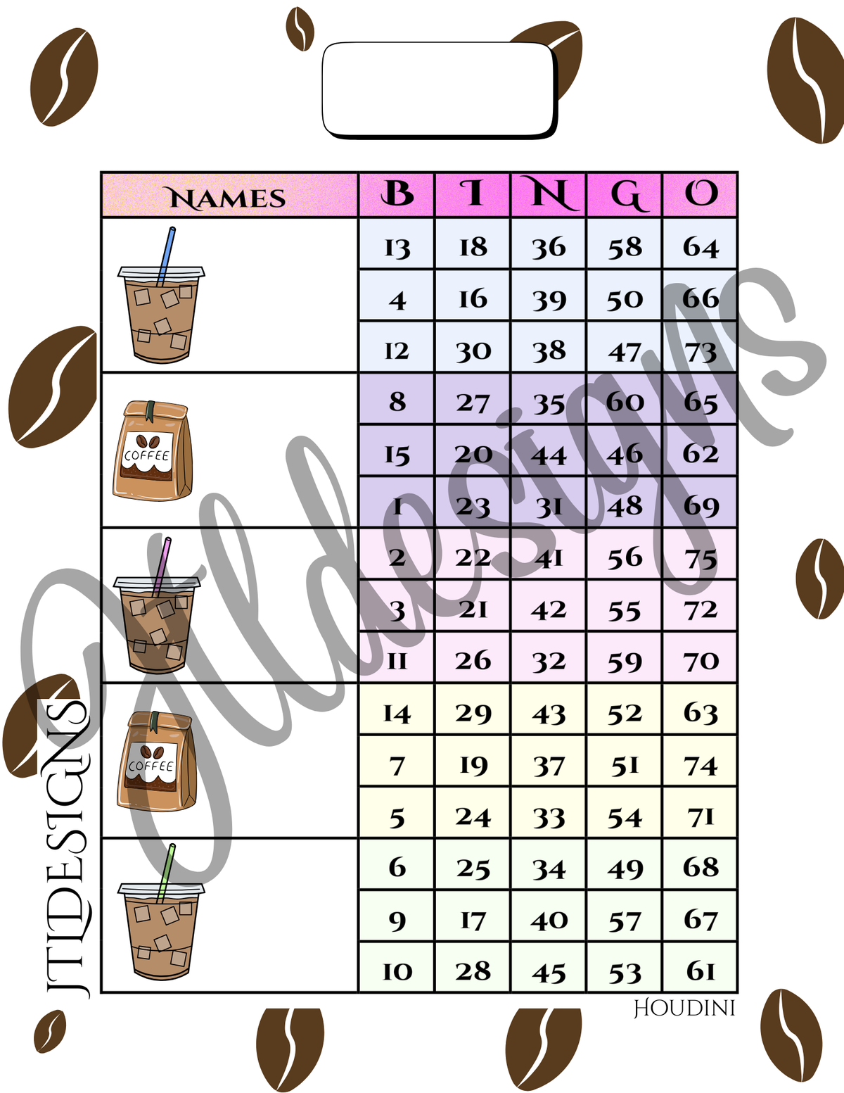 Iced coffee Blocks