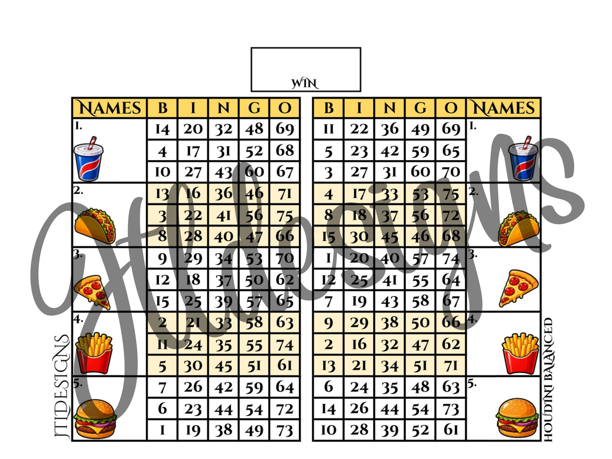 Junky Unhealthy Foodz Double Blocks