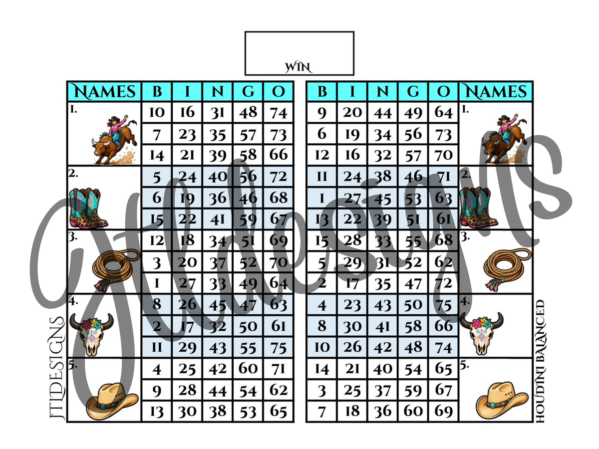 Rodeo Girly Double Blocks