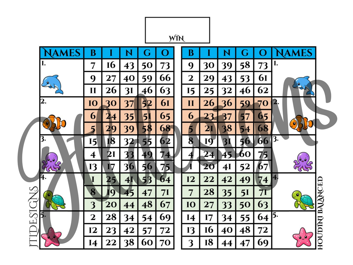 Under the Sea Friends Double Blocks