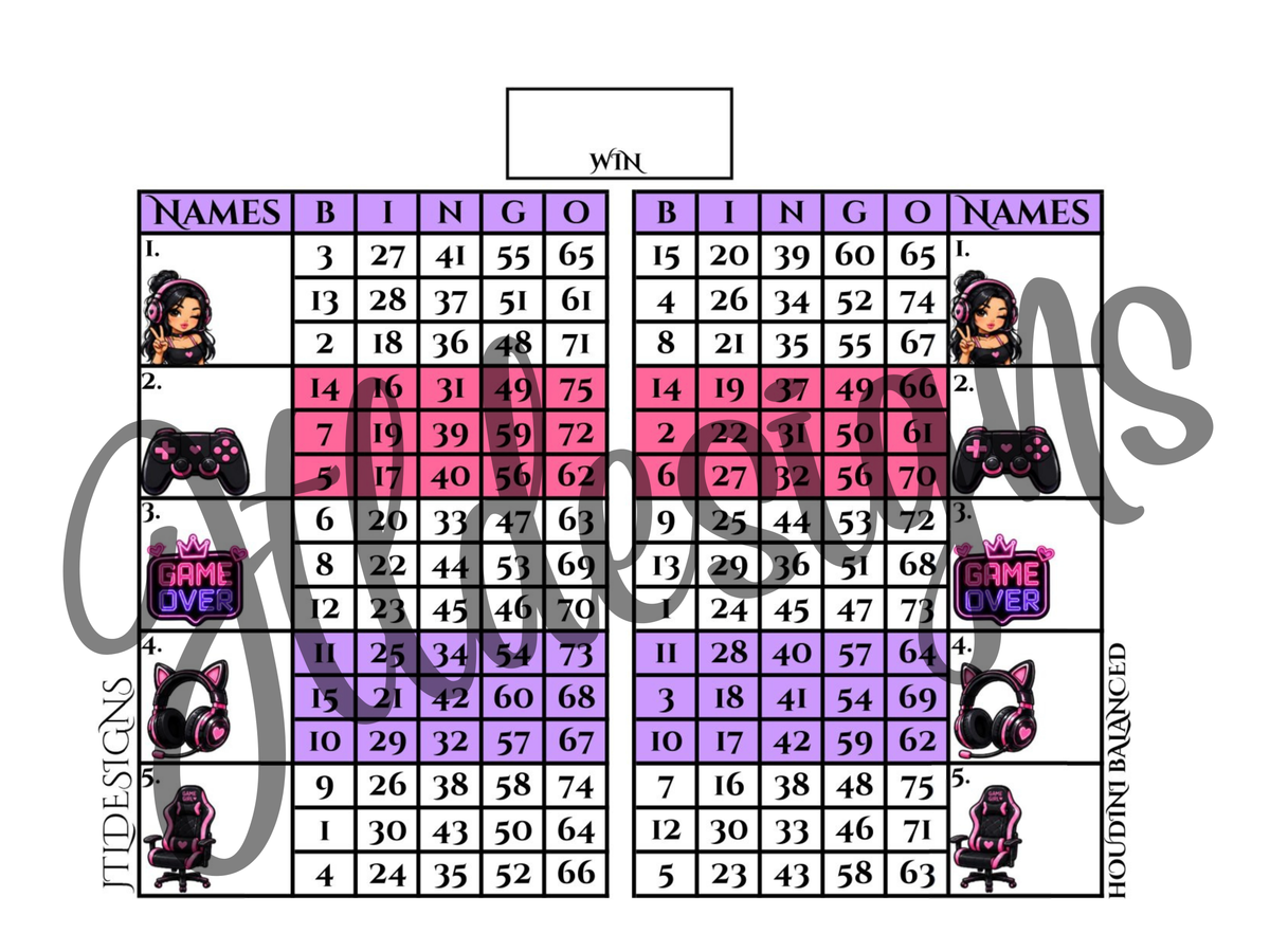 Gamer Girl Double Blocks