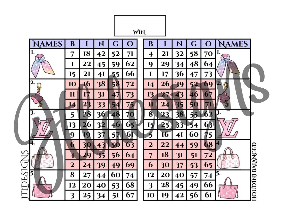 LV Pastel Collection Double Blocks
