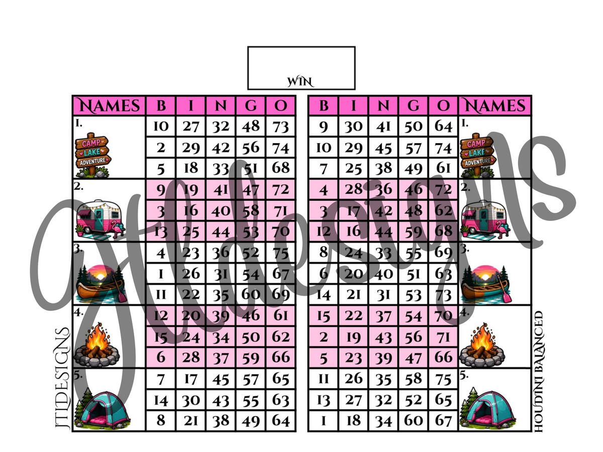 Summertime Camping Double Blocks