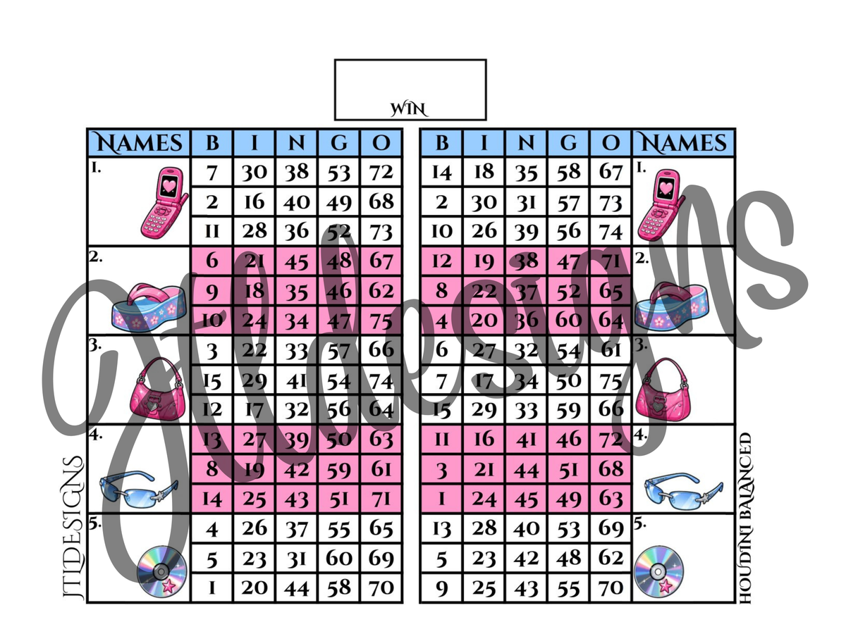 Y2k girly double blocks