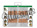 Cats & Plants Double Blocks