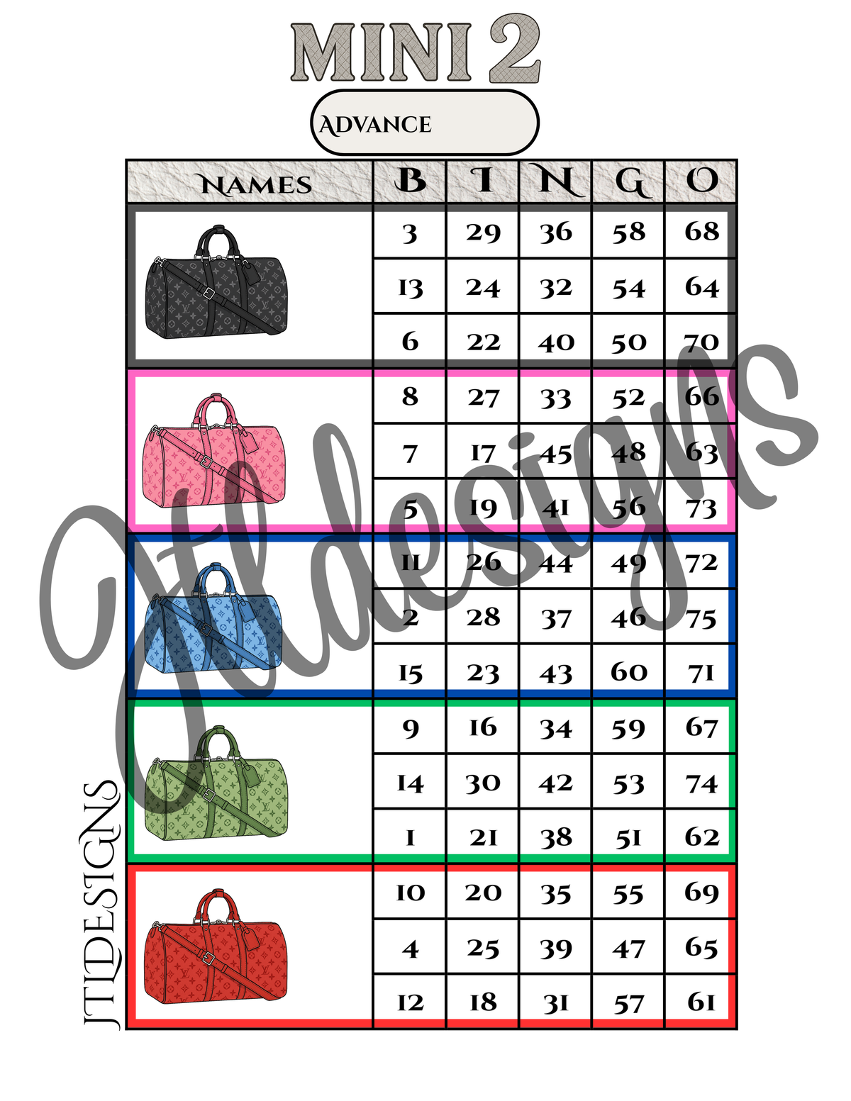 Mini 2 Luxury Bag advancer