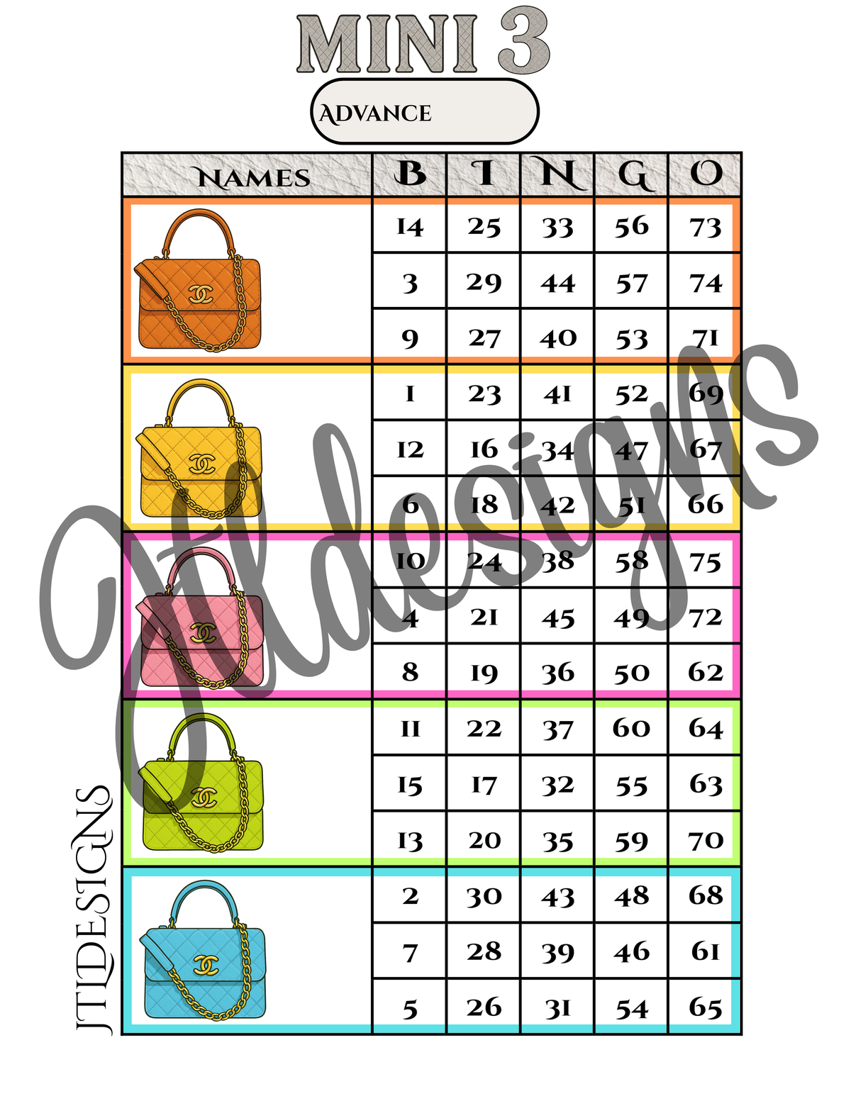 Mini 3 Luxury Bag advancer
