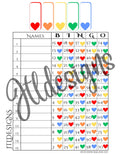 Rainbow Hearts