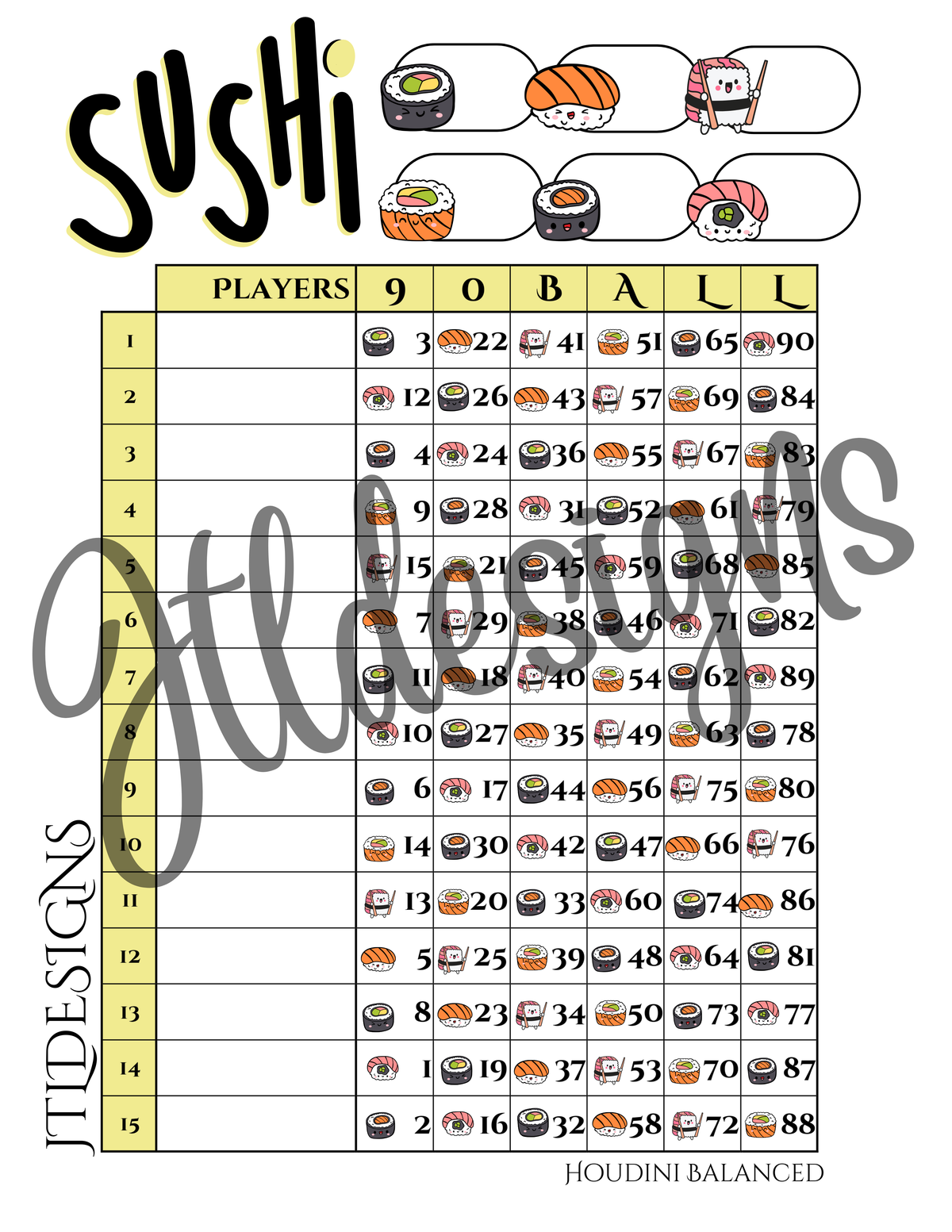 SUSHI 90 Ball