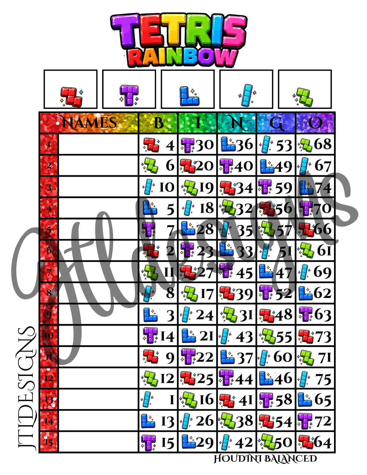 Tetris Rainbow