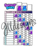 Gummy Bears 2C blue & purple