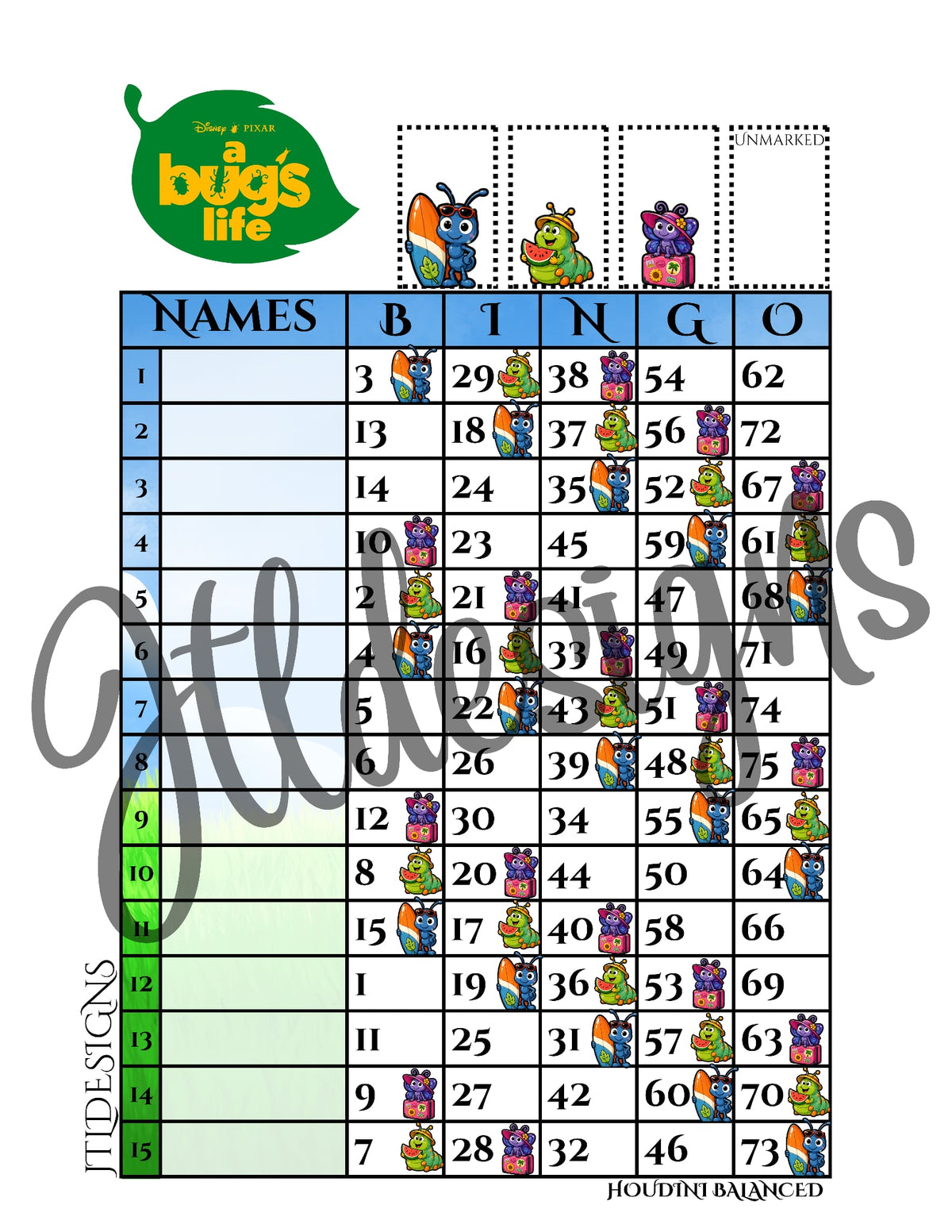 A bugs life vacation
