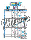 Bubbles & butterflies Blue