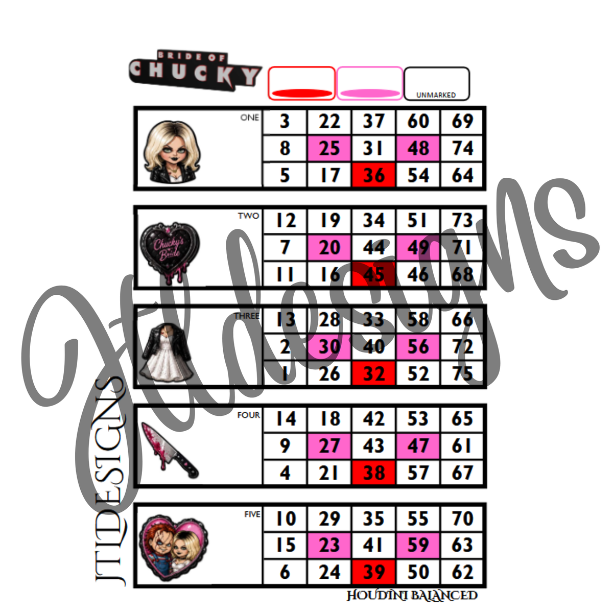 bride of chucky cta pink red