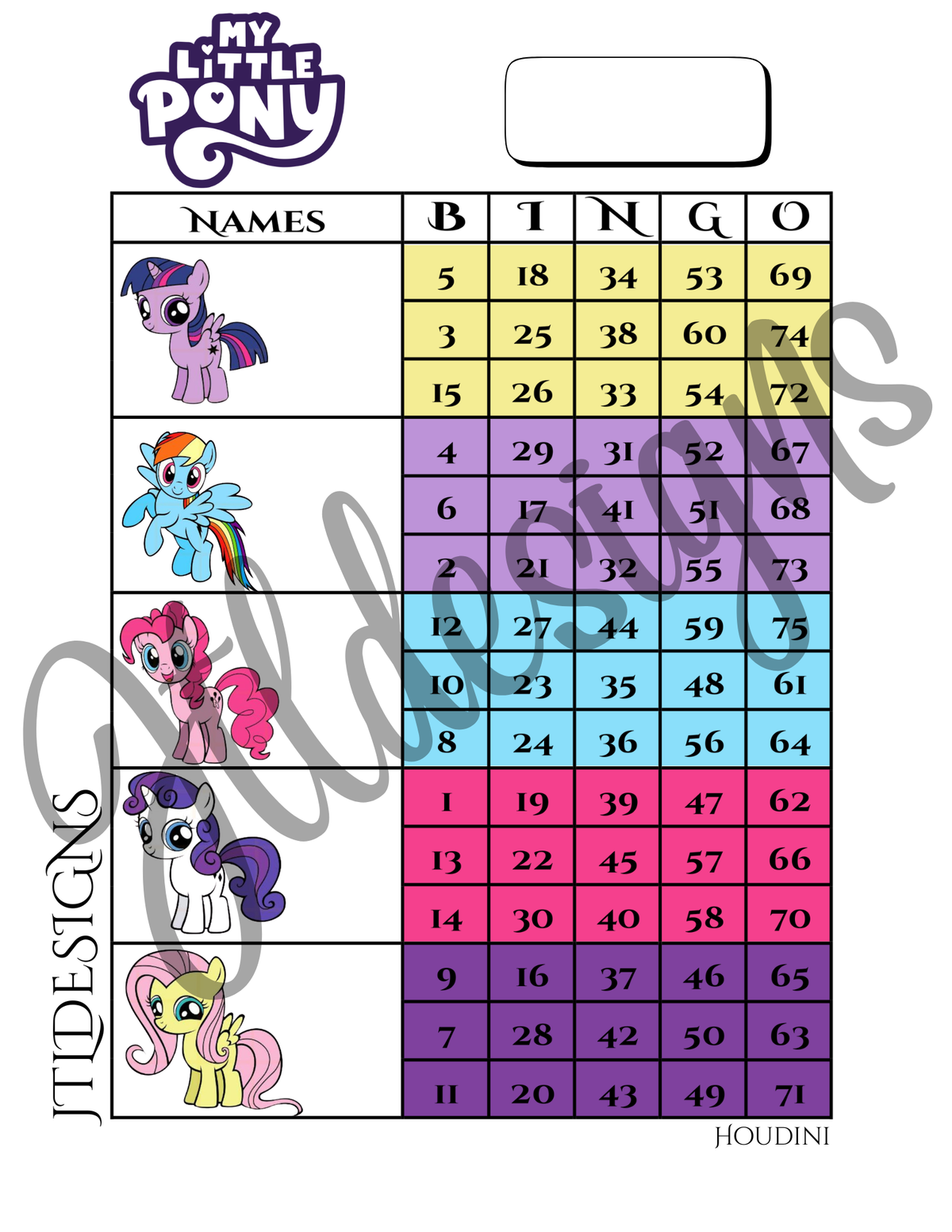 MLP Rainbow Blocks