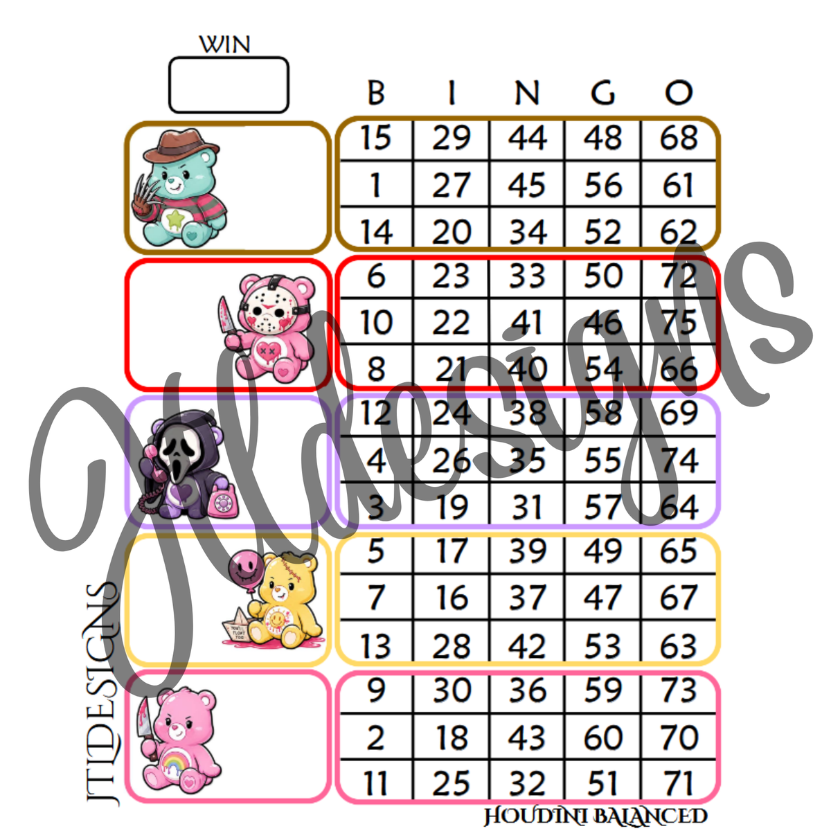 scare bears blocks