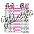 scare bears halloween pink